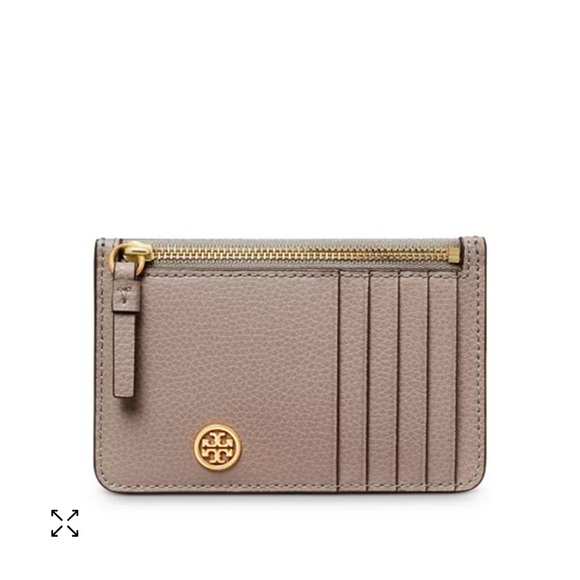 Tory Burch - Walker Leather Top Zip Card Case (Gently Used) - Picture 6 of 8